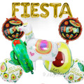 Mexique Carnaval Globo Fiesta Party Decor. Avocado Globos de Fiesta Foil Balloon Set